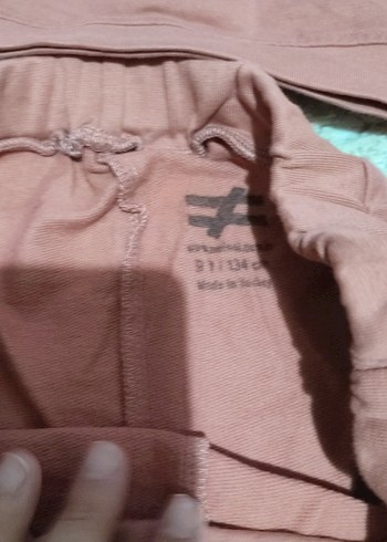 9 Yaş Beden kiremit rengiKız Çocuk Oversize Eşofman Takımı