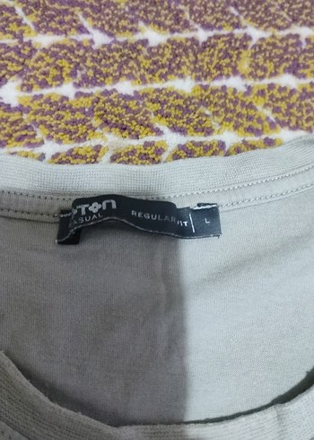 l Beden Gri Erkek Tişörtü, Baskılı, Rock Punk