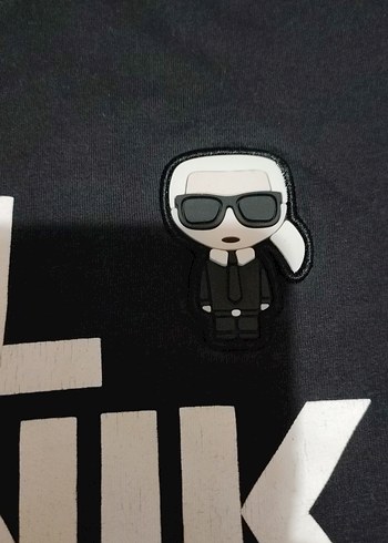 Diğer Siyah Loose Fit Karl Ikonik Baskılı Tişört