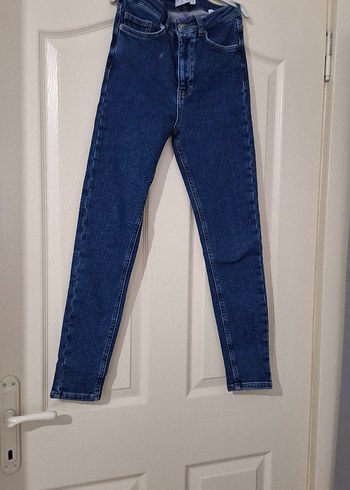 Lacivert Kadın Denim Pantolon