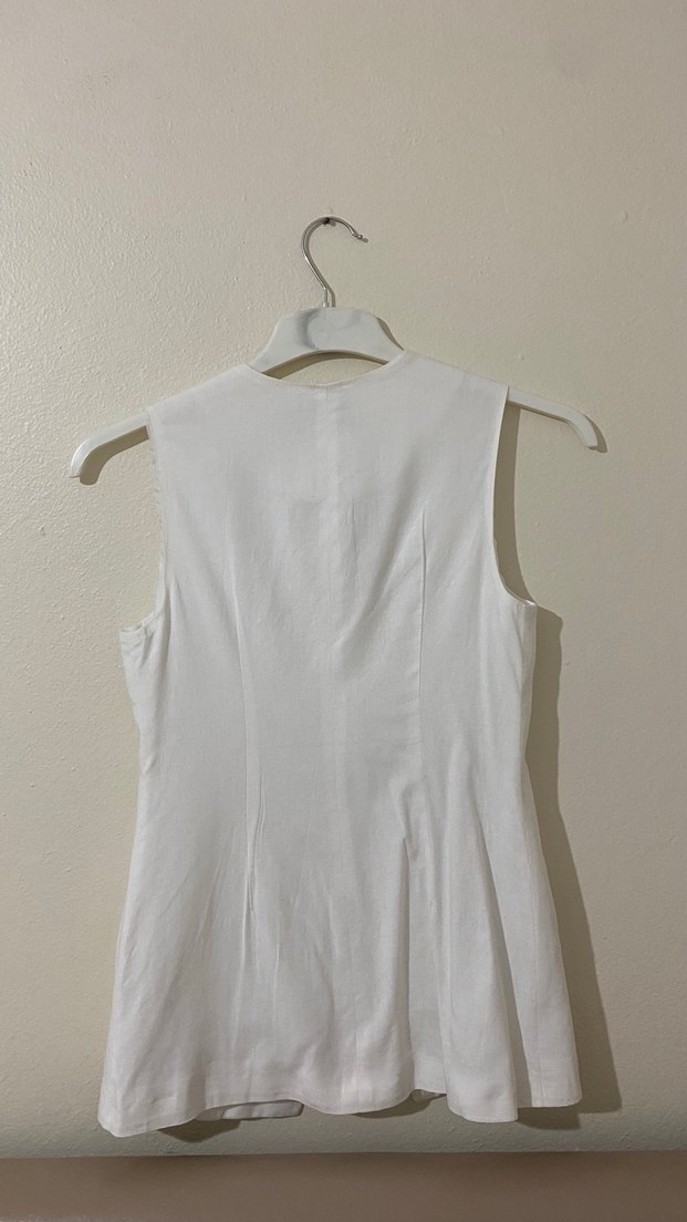 Mathilda Keten Yelek - Görsel 3