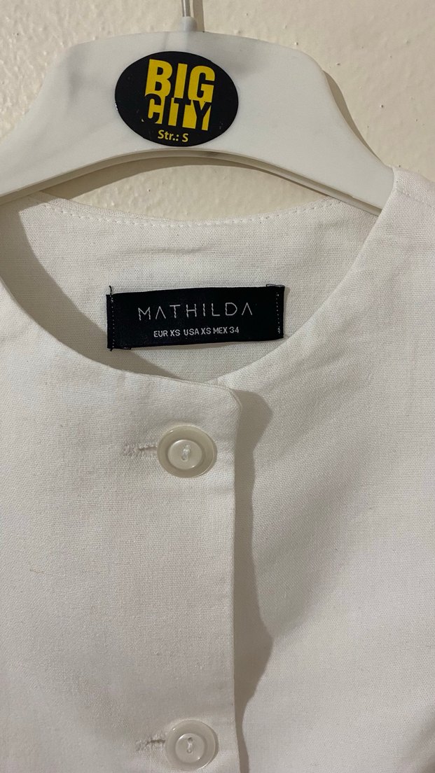 Mathilda Keten Yelek - Görsel 2