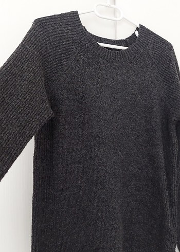 LCW Antrasit Koyu Gri Kadın Yünlü Triko Kazak - Görsel 2