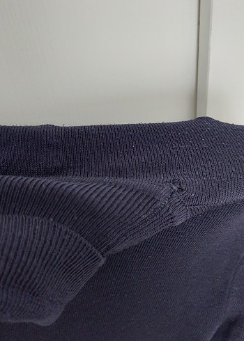 Erkek Lacivert Boğazlı İnce Triko - Görsel 5