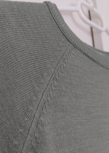 LCW Kadın Yeşil Basic Kazak - Görsel 4