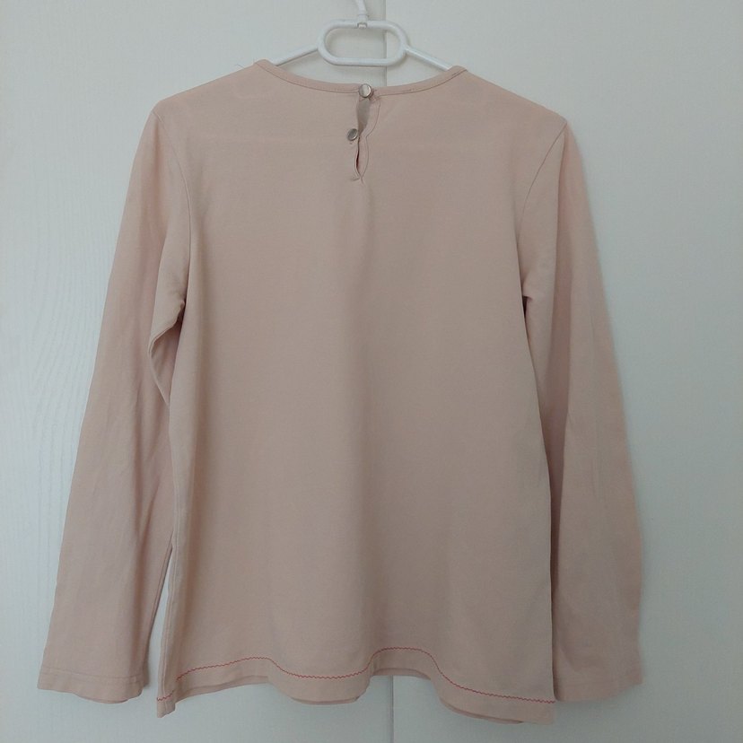 Krem Rengi İnce Sweat - Görsel 5