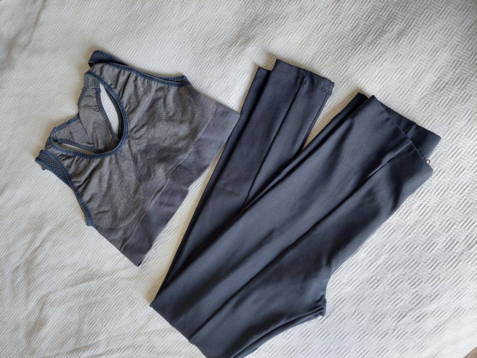 Lacivert Spor Tayt ve Spor Üst Takım - Görsel 2