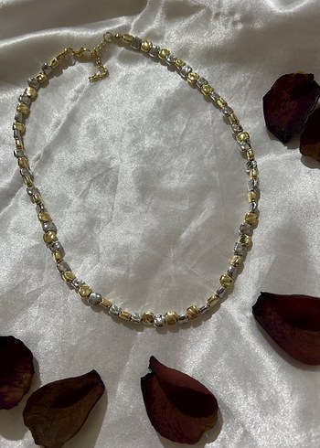 Beden altın Renk Altın Renkli Minimalist Kadın Kolye