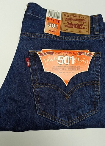 33/34 BEDEN LEVİ'S 501 KOT PANTOLON 