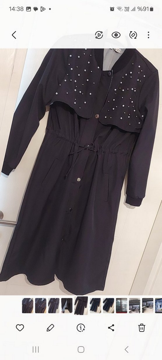 Mevsimlik giy çık trenç - Görsel 3