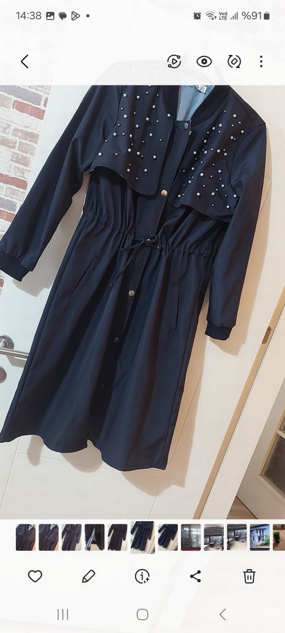 Mevsimlik giy çık trenç - Görsel 2