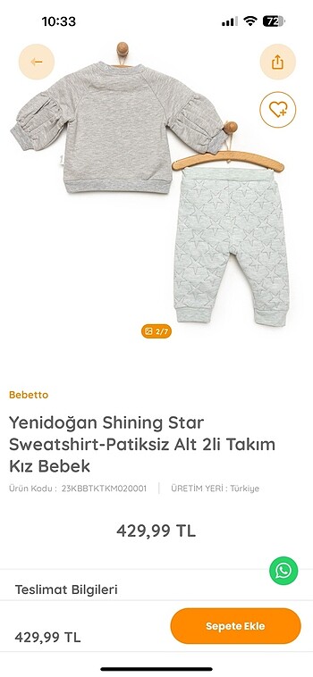 Bebetto Alt üst takım