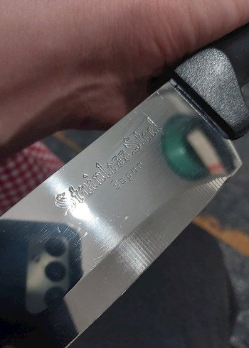 Siyah Saplı Keskin Mutfak Bıçağı - Görsel 6