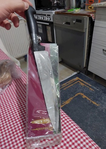 Siyah Saplı Keskin Mutfak Bıçağı - Görsel 8