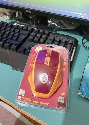 Galatasaray Kablosuz Kırmızı Mouse - Görsel 6