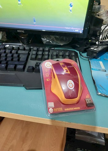 Galatasaray Kablosuz Kırmızı Mouse - Görsel 4