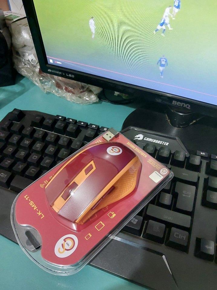 Galatasaray Kablosuz Kırmızı Mouse - Görsel 3