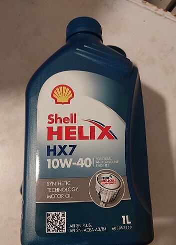 Shell 10w40 motor yağı 