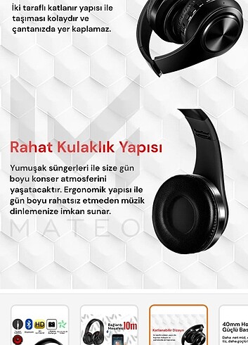 Bluetooth kulaklık - Görsel 9