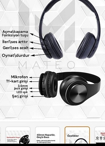Bluetooth kulaklık - Görsel 8