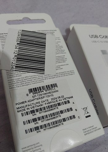 Samsung 25W Hızlı Şarj Adaptörü ve USB-C Kablo - Görsel 6