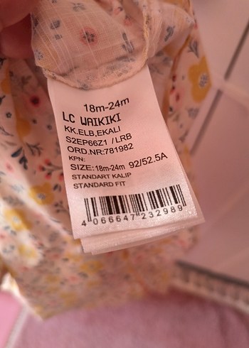 LC Waikiki Pembe Çiçekli Fırfırlı Bohem Elbise