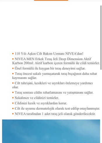 Nivea Men Deep Dimension Tıraş Jeli 2 Adet - Görsel 7