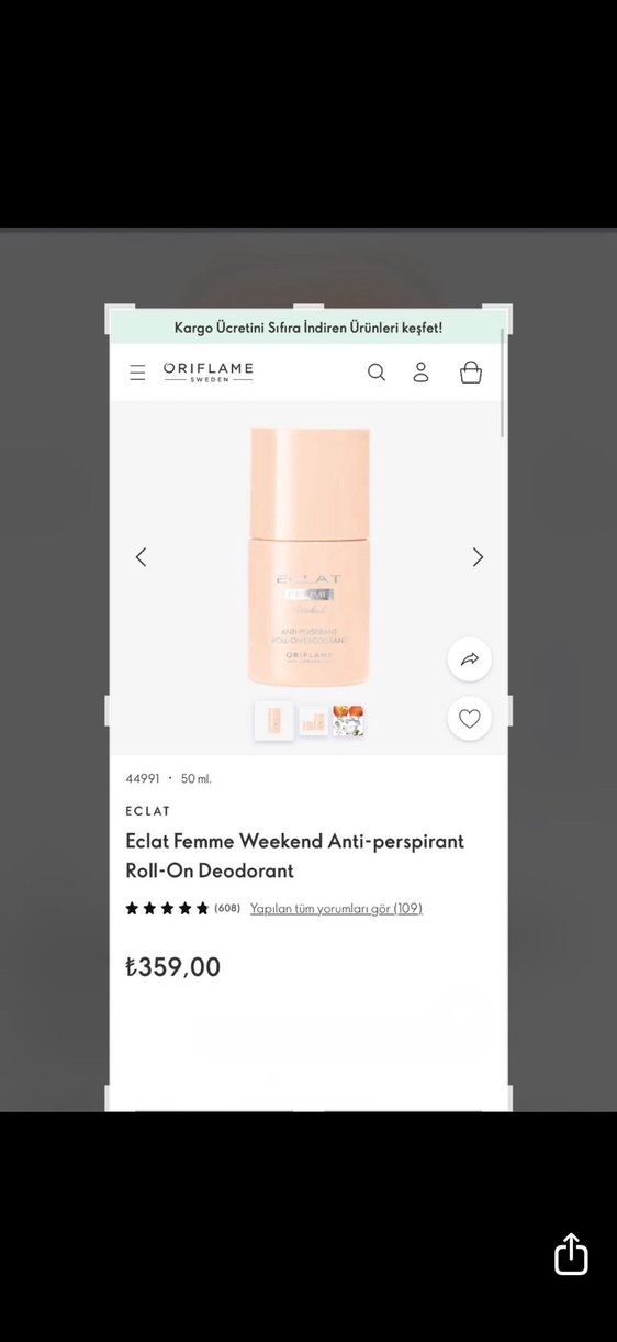 Oriflame Eclat Femme Roll-On Deodorant - Görsel 2