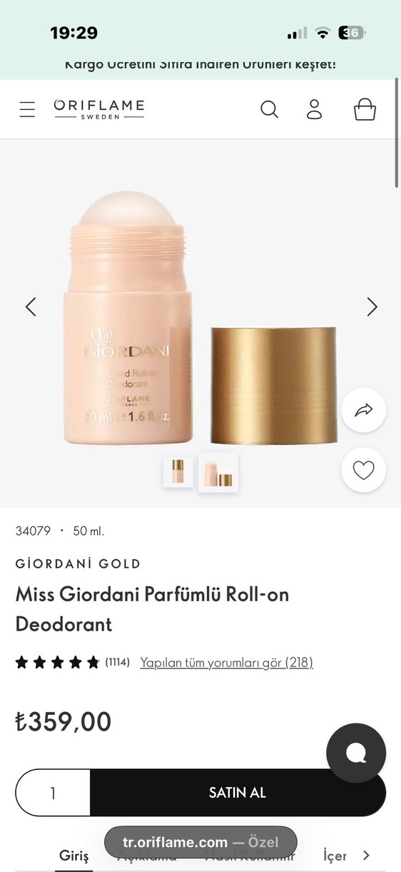 Miss Jordan Roll-on Kadın Deodorant 50 ml - Görsel 4