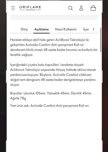  Beden Renk 2 Adet Terleme Önleyici Roll-on