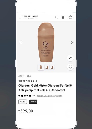 Erkek Parfüm ve Roll-on Set - Görsel 4