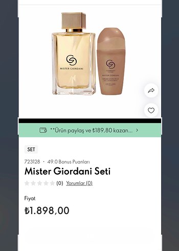 Erkek Parfüm ve Roll-on Set - Görsel 2