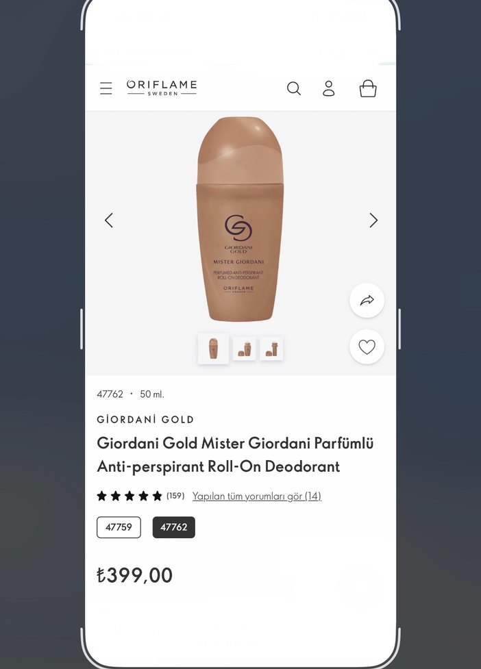 Erkek Parfüm ve Roll-on Set - Görsel 4