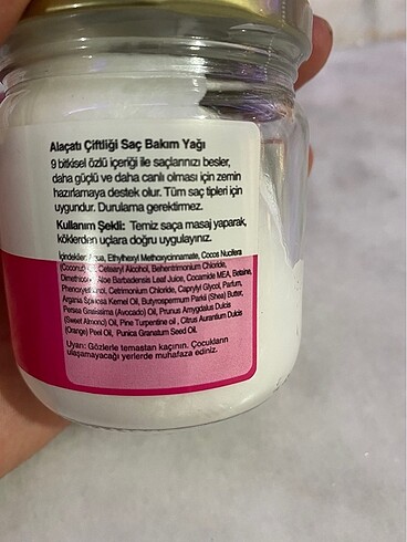 Beden ALAÇATI ÇİFTLİĞİ SAÇ BAKIM YAĞI 190 ml