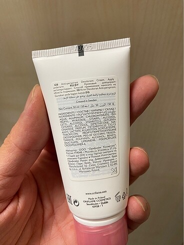 Oriflame ACTİVELLE Even Tone Anti-perspirant Krem Deodorant