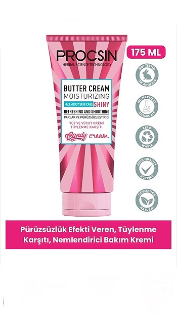  Beden Renk Procsin Tüy Azaltıcı Krem 175 ml