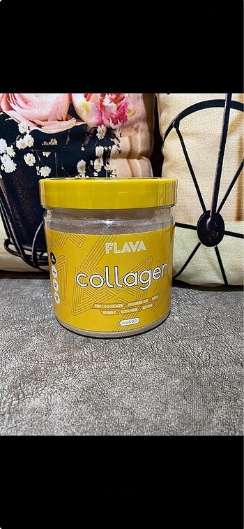 FLAVA Collagen | Mango - 6 Vitamin Ilaveli - Tip 1,2,3 - 300 gr