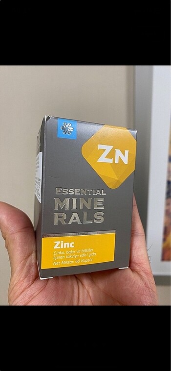  Beden Essential Minerals ZINC ( ÇİNKO )