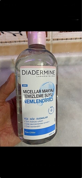 Diadermine Makyaj Temizleme Suyu Micellar Kusursuz Nemlendirici