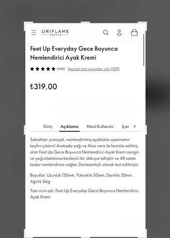 Gece Boyunca Nemlendirici Ayak Kremi - Görsel 5