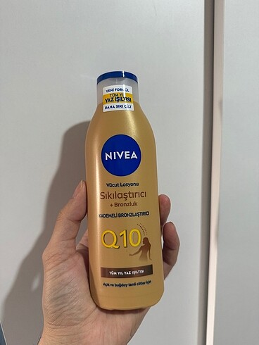 NIVEA Q10 Sıkılaştırıcı Ve Bronzlaştırıcı Vücut Losyonu 250 ml