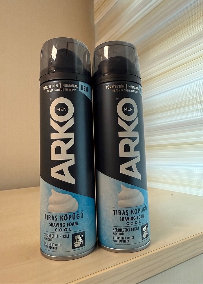 Arko Men Serinletici Erkek Bakım Tıraş Köpüğü Cool - Görsel 4