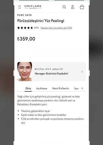 Pürüzsüzleştirici Yüz Peelingi 75 ml - Görsel 6