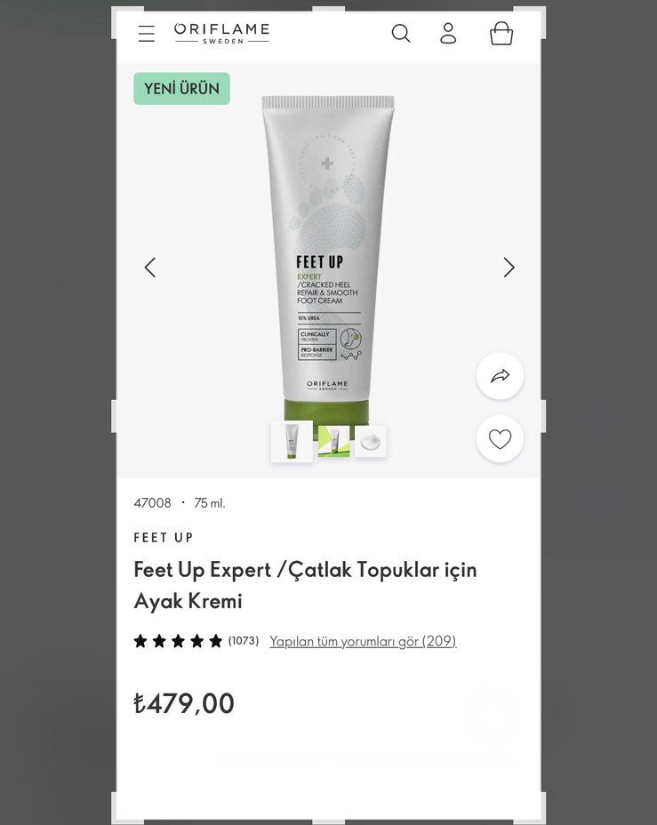 Oriflame Feet Up Ayak Kremi - Görsel 2