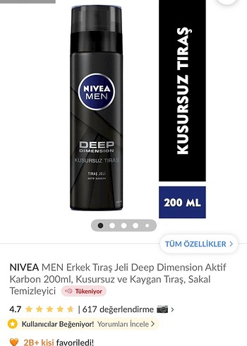 Nivea Men Deep Tıraş Jeli - Görsel 2