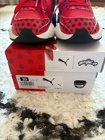 30 Beden PUMA RS-X MİRACULOUS LB PS BLACK-RED