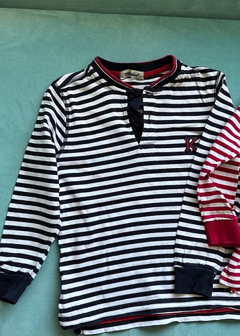 Diğer Ted koleji Çocuk Uzun Kollu Çizgili Polo Tişört