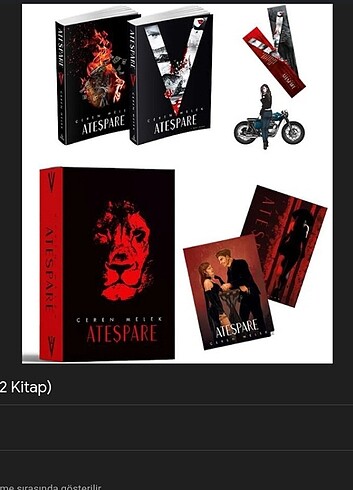 ATEŞPARE CEREN MELEK SIFIR KUTULU SET AYRAÇLAR POSTERLER