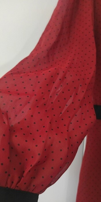 38 Beden bordo Renk Şifon mini elbise