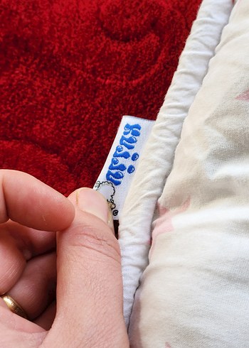 Çok Renkli Bulut Desenli Bebek Uyku Minderi - Görsel 2